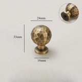 Vintage Mosiężne Uchwyty do Szafek i Szuflad