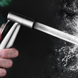 Czystostrumieniowa Ręczna Prysznicowa Bidetowa do Toalety – Nierdzewna Ręczna Bidet – Samoczyszczący, Montowany na Ścianie i Mocny Strumień Wody