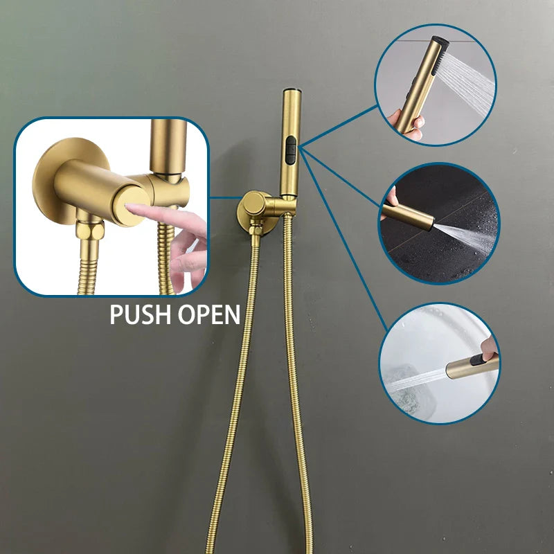 TriFlow 3-w-1 Bidetkran & Prysznic