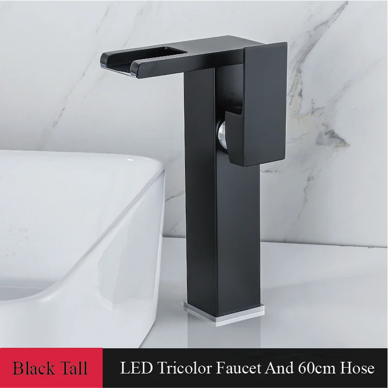 Zlewozmywakowy kran z wylewką wysoką – 2-otworowy | Jednouchwytowy | Ceramiczny zawór | W zestawie węże i panel dekoracyjny