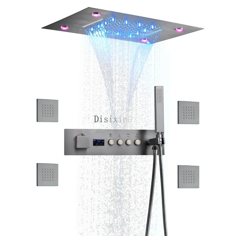 Termostatyczna Bateria Prysznicowa z Wyświetlaczem LED