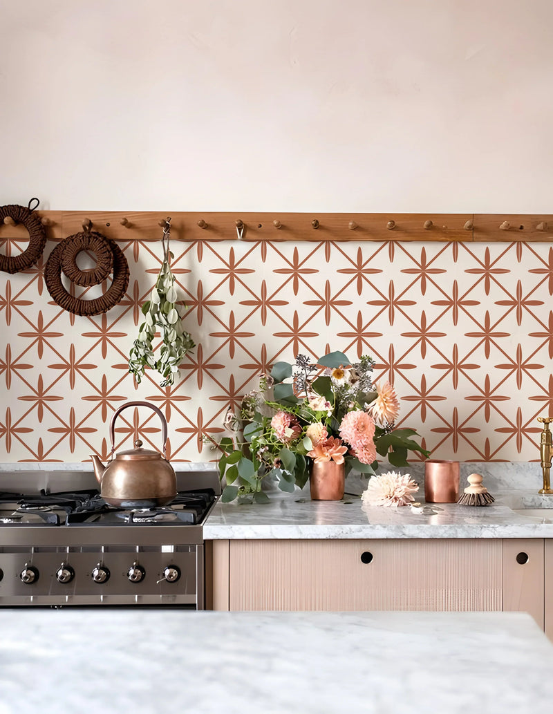 BohoTerracotta Samoprzylepne Naklejki na Płytki