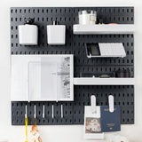 Pegboard Combinatieset – Organizator Ścienny | 22" x 22" | Regulowany & DIY | W zestawie akcesoria