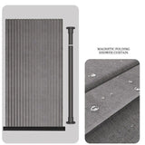 Magneto Składany Zasłona Prysznicowa