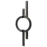 Okrągły Uchwyt Meblowy – Powłoka Cynkowa | 64–256 mm Rozstaw Otworów | Nowy Styl Chiński