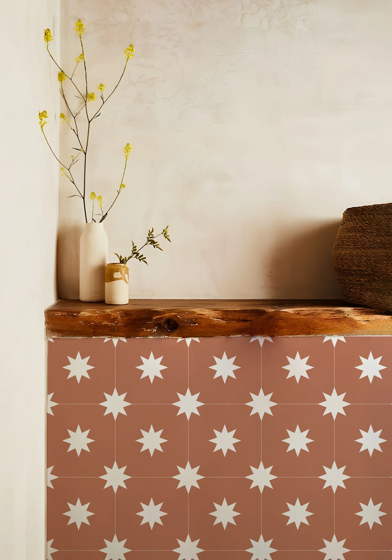 BohoTerracotta Samoprzylepne Naklejki na Płytki