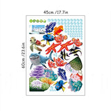 AquaKids 3D Życie Morskie – Samoprzylepne Płytki Ścienne dla Dzieci