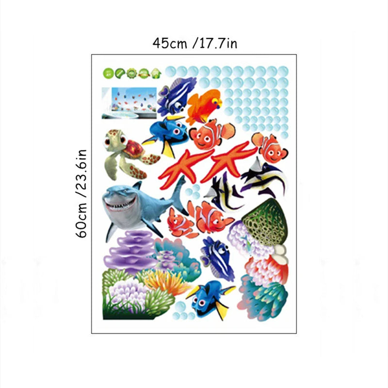 AquaKids 3D Życie Morskie – Samoprzylepne Płytki Ścienne dla Dzieci