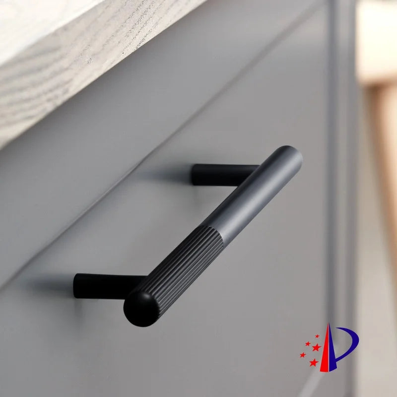 Nowoczesna Rękojeść Meblowa – Stop Aluminium | Różne Rozmiary | Wraz ze Śrubami