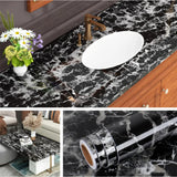 MarbleShield – Luksusowa Samoprzylepna Folia Marmurkowa do Kuchni i Mebli