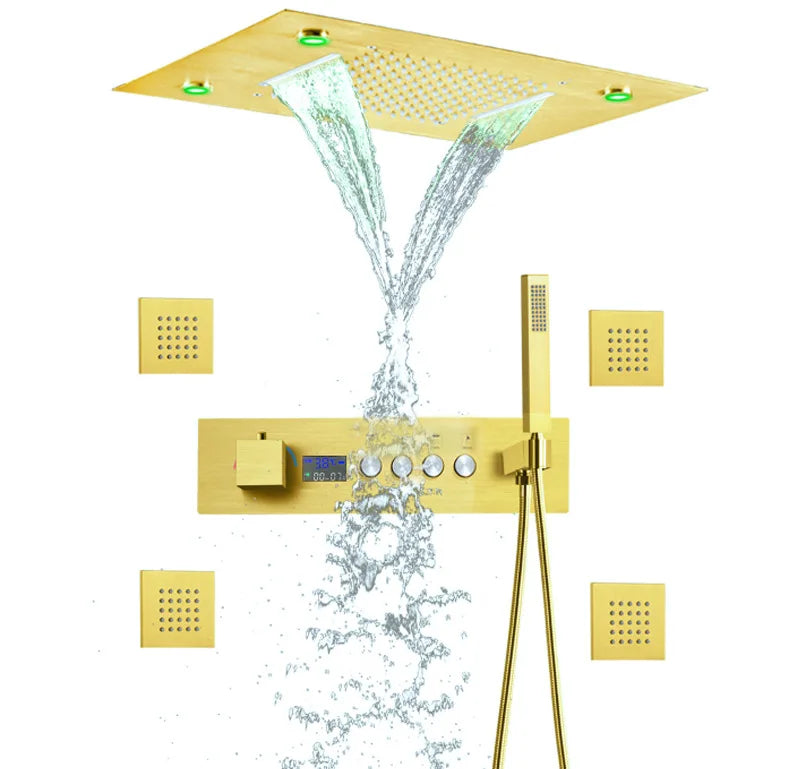 Termostatyczna Bateria Prysznicowa z Wyświetlaczem LED