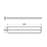 ImperialBronze Antyczny Mosiężny Zestaw Akcesoriów Łazienkowych