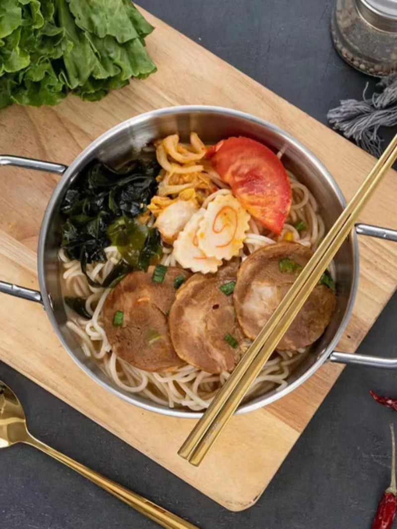 GastroPan – Nierdzewna Patelnia do Sosów i Paelli z Uchwytem