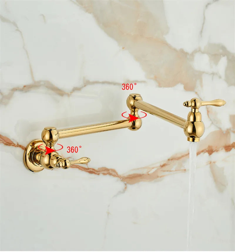 RoyalPour – Luksusowy Złoty Wysuwany Kran Nalewak do Garnków