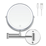 LumiView 8" Ładowalne Lusterko do Makijażu z Oświetleniem