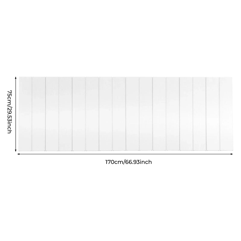 ThermaFold Składana Pokrywa do Wanny – Wodoodporny Panel Izolacyjny z PVC 75 × 170 cm