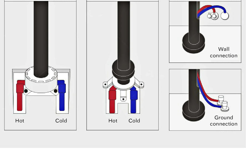 AITANA Luxe Stojący Kran Łazienkowy