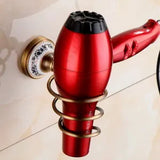 RoyalRetro Antique Messing Zestaw Akcesoriów Łazienkowych z Porcelaną