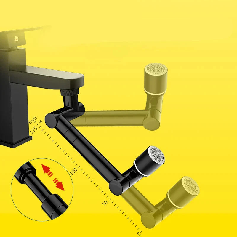 FlexiFlow 360° Obrotowa i Wysuwana Głowica Prysznicowa