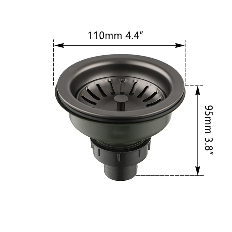 Korek i sitko do zlewu AquaGuard ze stali nierdzewnej