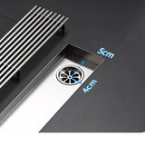 ProDrain Kwadratowa RVS Rynna Prysznicowa – 20-50cm Przeciwzapachowa Wpust Podłogowy z Dezodoryzacją