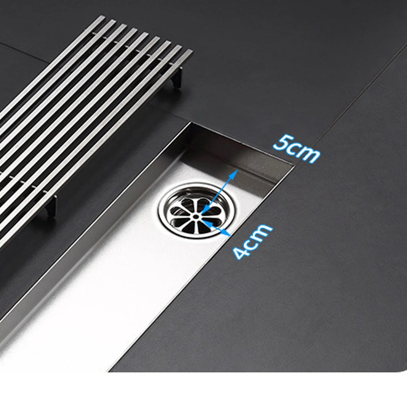 ProDrain Kwadratowa RVS Rynna Prysznicowa – 20-50cm Przeciwzapachowa Wpust Podłogowy z Dezodoryzacją