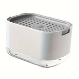 SoapStation 5w1 Organizator – Wielofunkcyjny Dozownik do Mydła z Uchwytem na Gąbkę & Ręcznik