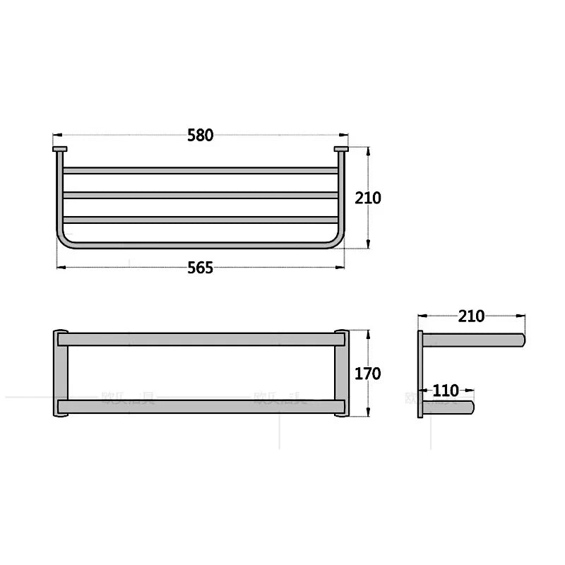 ImperialBronze Antyczny Mosiężny Zestaw Akcesoriów Łazienkowych