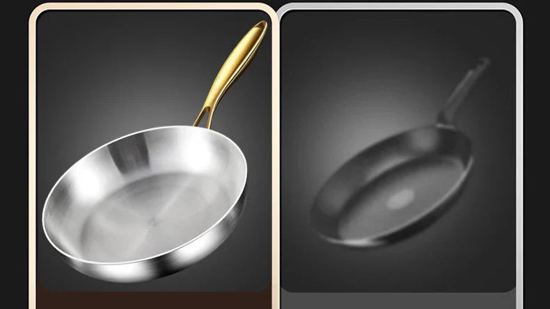 ChefSteel – Profesjonalna Stalowa Patelnia Nierdzewna do Gazu i Indukcji