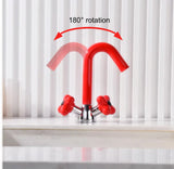 AUREVO Podwójna Uchwyt Bateria Łazienkowa