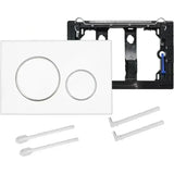 Toaletowy przycisk spłukujący | Podwójna funkcja spłukiwania | Kompatybilny z Geberit Sigma 20