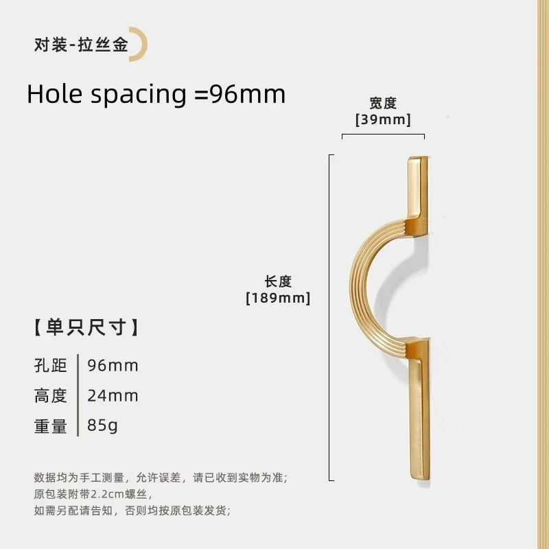 Okrągły Uchwyt Meblowy – Powłoka Cynkowa | 64–256 mm Rozstaw Otworów | Nowy Styl Chiński