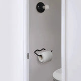 Solidny Uchwyt na Papier Toaletowy Czerwony/Czarny