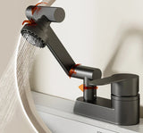 AquaTwist Duo-Flex – Zlewozmywakowa Bateria Wahaczowa 360° z Dwoma Uchwytami