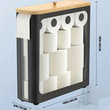 RollGuard Elegancki Kosz na Papier Toaletowy z Pokrywą