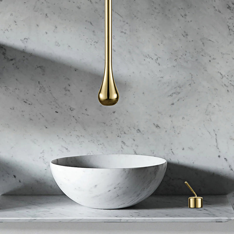 Luksusowa mosiężna bateria sufitowa