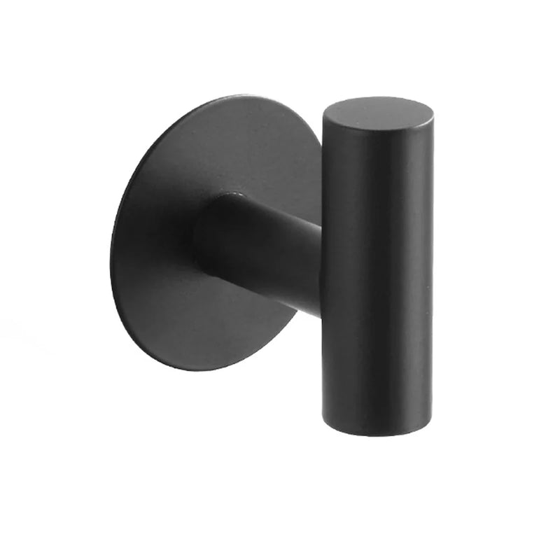 Samoprzylepny zestaw akcesoriów łazienkowych ze stali nierdzewnej – Bez wiercenia | Wykończenie szczotkowe | Metalowy montaż