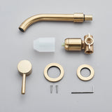 LuxaWall Elite – Natynkowa bateria umywalkowa w kolorze szczotkowanego złota