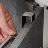 CabinHang – Stojak na ścierkę kuchenną ze stali nierdzewnej bez wiercenia