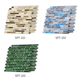 LuxeMarmer Złoto-Białe Naklejki Ścienne w Stylu Marmuru