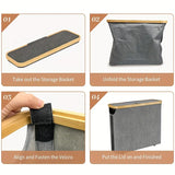 RollGuard Elegancki Kosz na Papier Toaletowy z Pokrywą