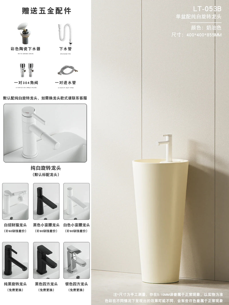 Keramiczna Okładzina Blatu Umywalki | Otwór na Baterię Haplopore