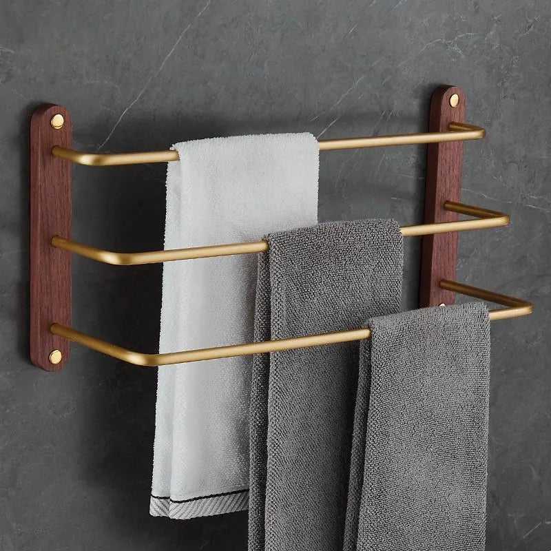 Przymocowana do ściany wieszarka na ręczniki | 1 drążek | Minimalistyczny i funkcjonalny design