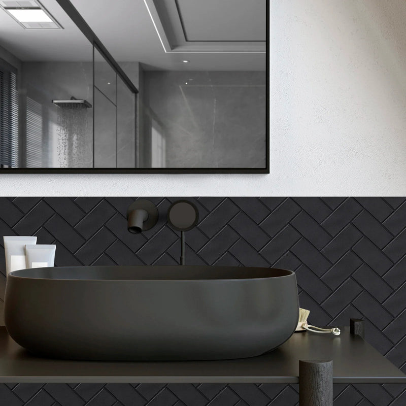 Herringbone Luxe – Samoprzylepne Płytki Ścienne