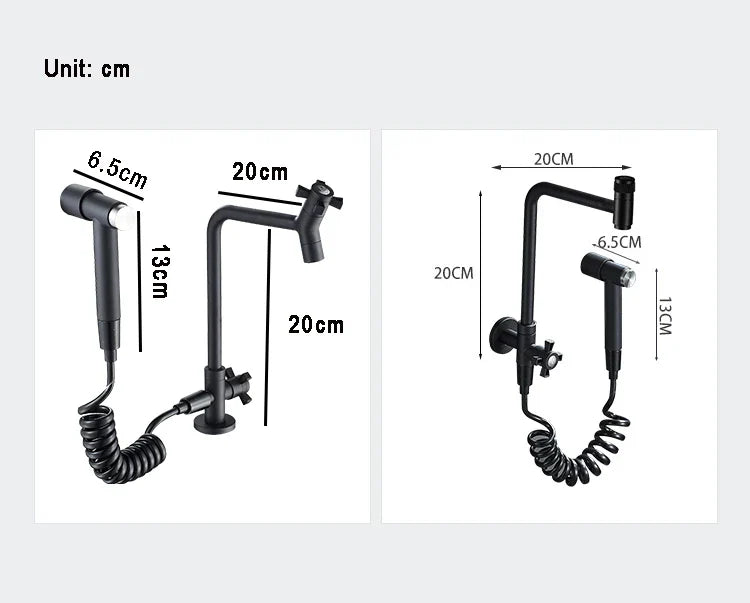 StalFlow Zewnętrzny i Wewnętrzny Kran Kuchenny RVS