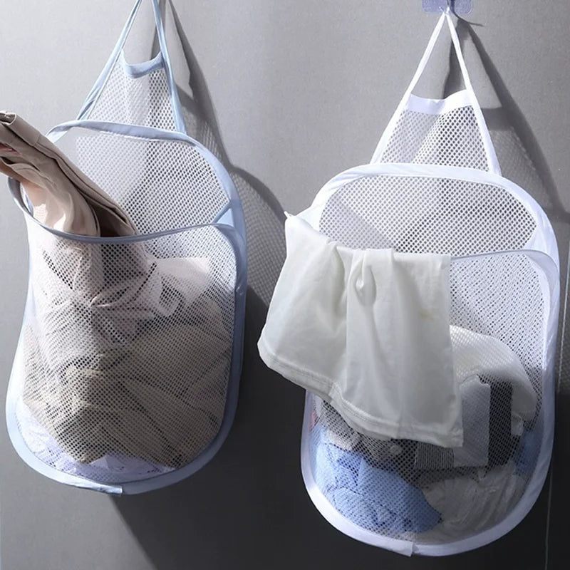 FlexiStore Składana Wisząca na Ścianie Kosz na Bieliznę