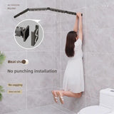 InvisibleFold Składany Zasłona Prysznicowa