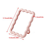 CremaWave Falisty Pulpitowy i Ręczny Lusterko do Makijażu