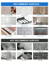 NordicTyle – 12-częściowy Skandynawski Zestaw Naklejek Podłogowych