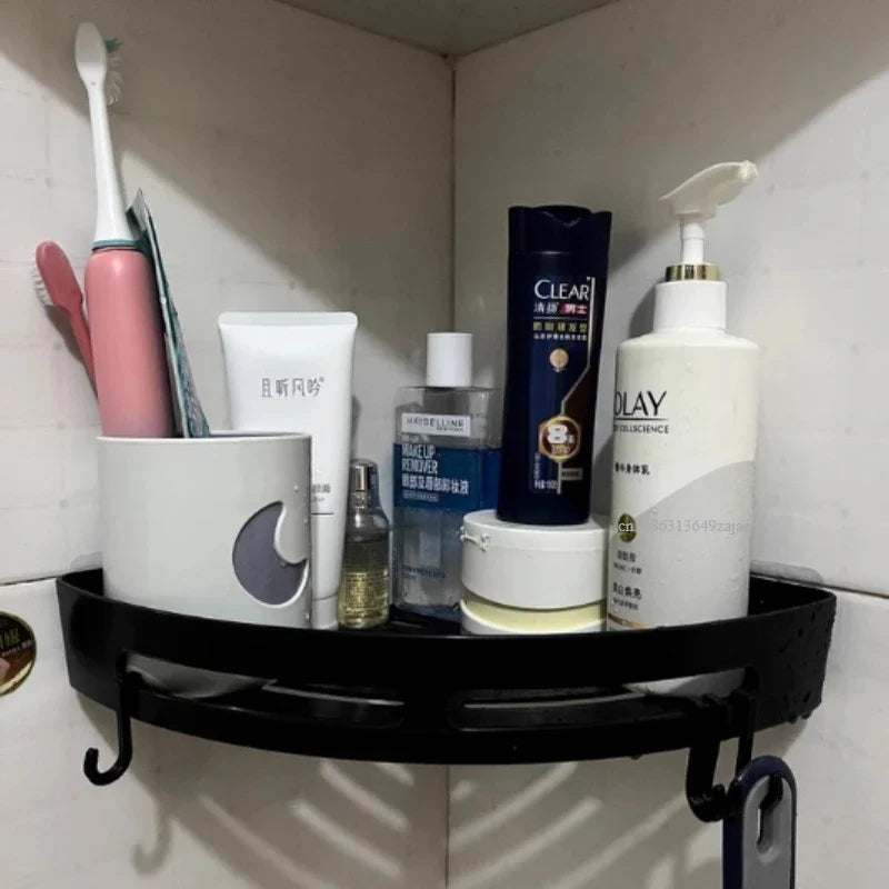 AQUAFIX Samoprzylepny Organizer pod Prysznic – Mocno Przylegający, Bez Wiercenia & Wodoodporny